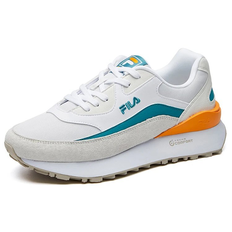 Zapatillas de jogging de caña baja, color gris «Blanco Gris»