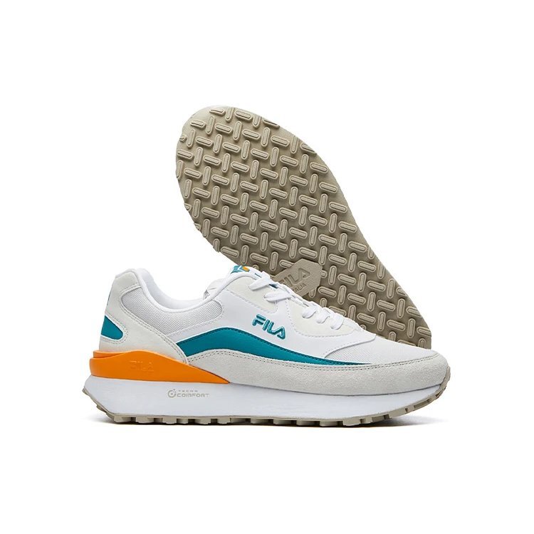 Zapatillas de jogging de caña baja, color gris «Blanco Gris»
