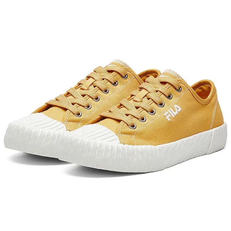 Zapatillas de lona bajas Carve de la serie Fmc GS Amarillo