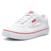 Zapatillas de lona para skate Classic Boarder Blanco/rojo