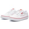 Zapatillas de lona para skate Classic Boarder Blanco/rojo