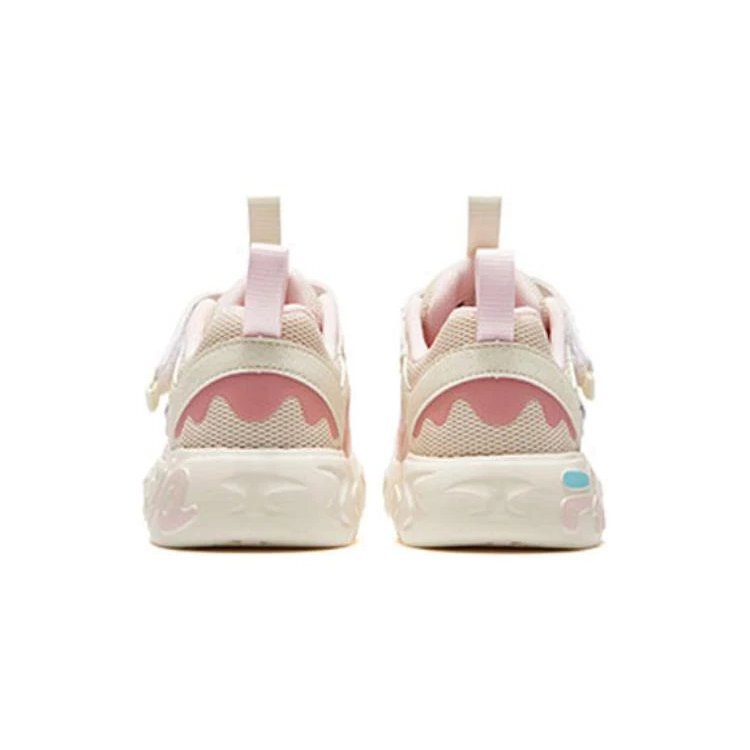 Zapatillas de moda «Crema, blanco, rosa»