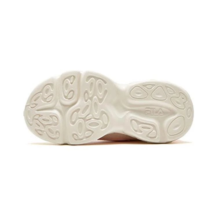 Zapatillas de moda «Crema, blanco, rosa»