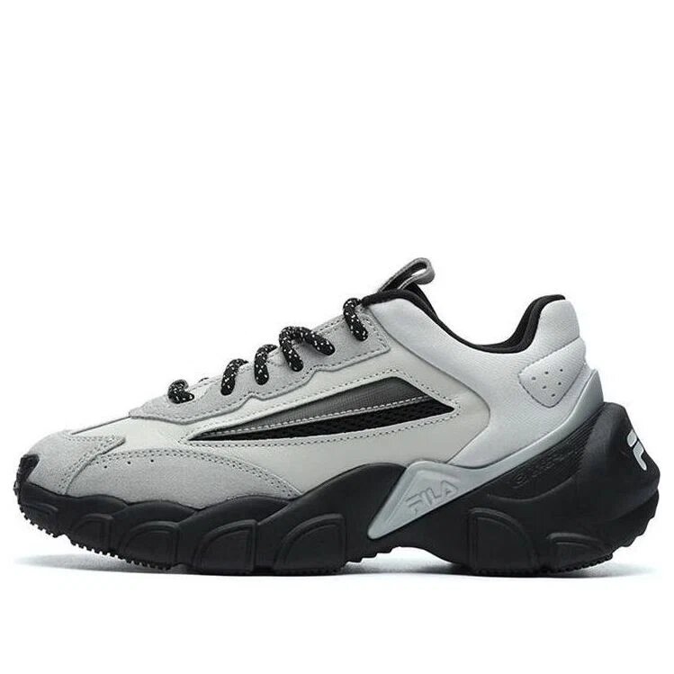 Zapatillas de moda de corte bajo, color gris