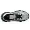 Zapatillas de moda de corte bajo, color gris