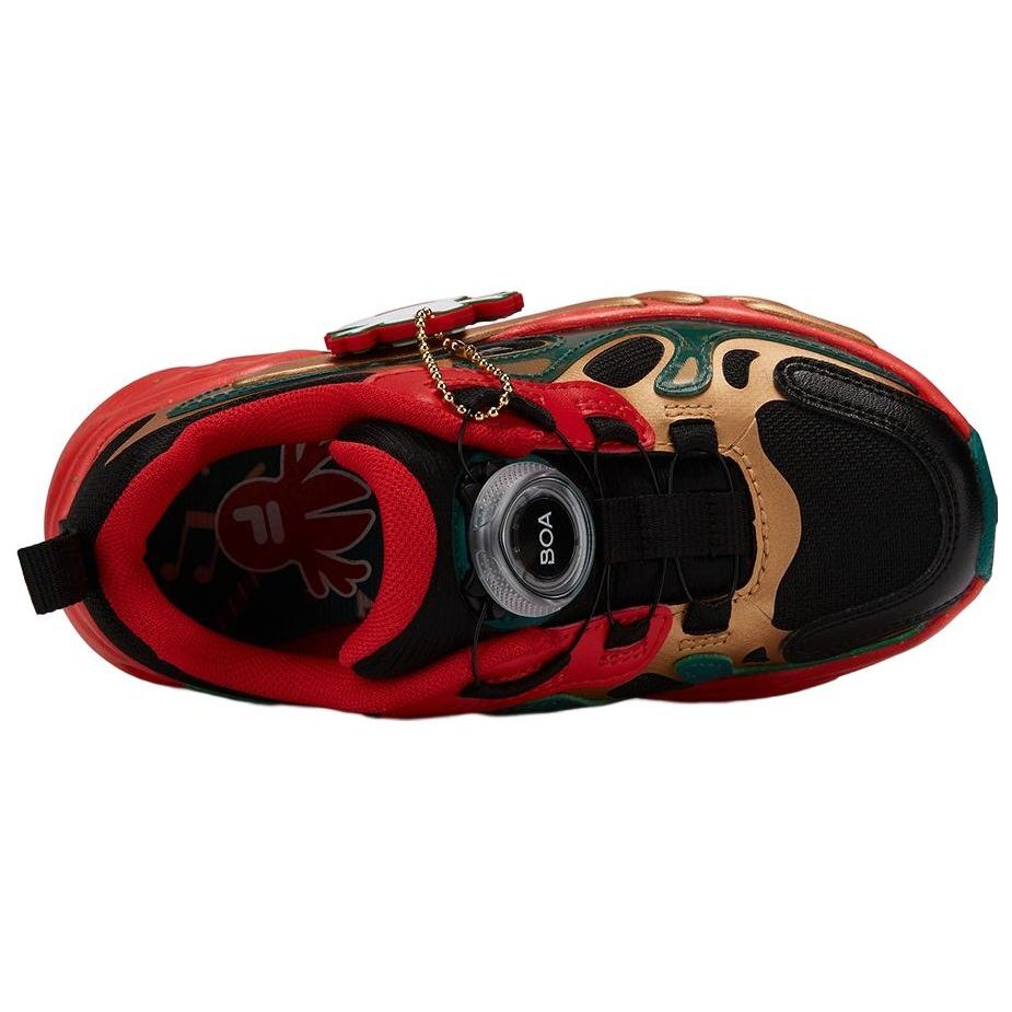 Zapatillas de moda «Negro, Rojo y Dorado»