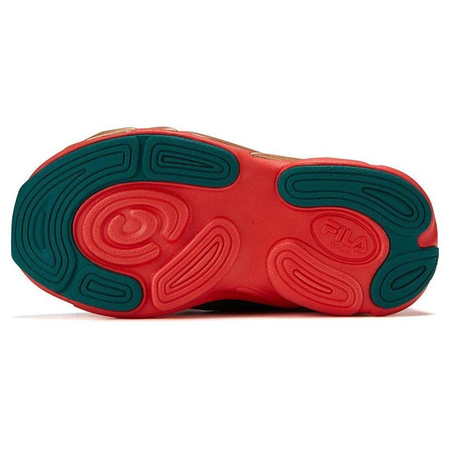 Zapatillas de moda «Negro, Rojo y Dorado»
