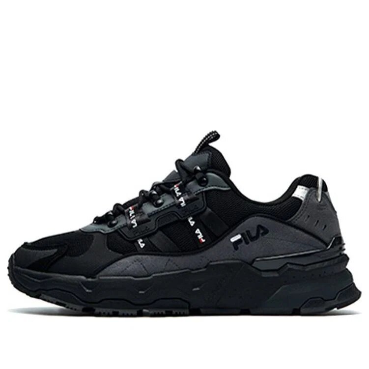 Zapatillas de moda, zapatillas bajas para correr, negro/gris