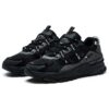 Zapatillas de moda, zapatillas bajas para correr, negro/gris