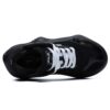 Zapatillas de moda, zapatillas de correr de caña baja, negras