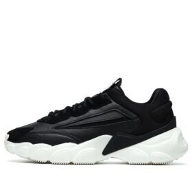 Zapatillas de moda, zapatillas de correr de caña baja, negro/blanco