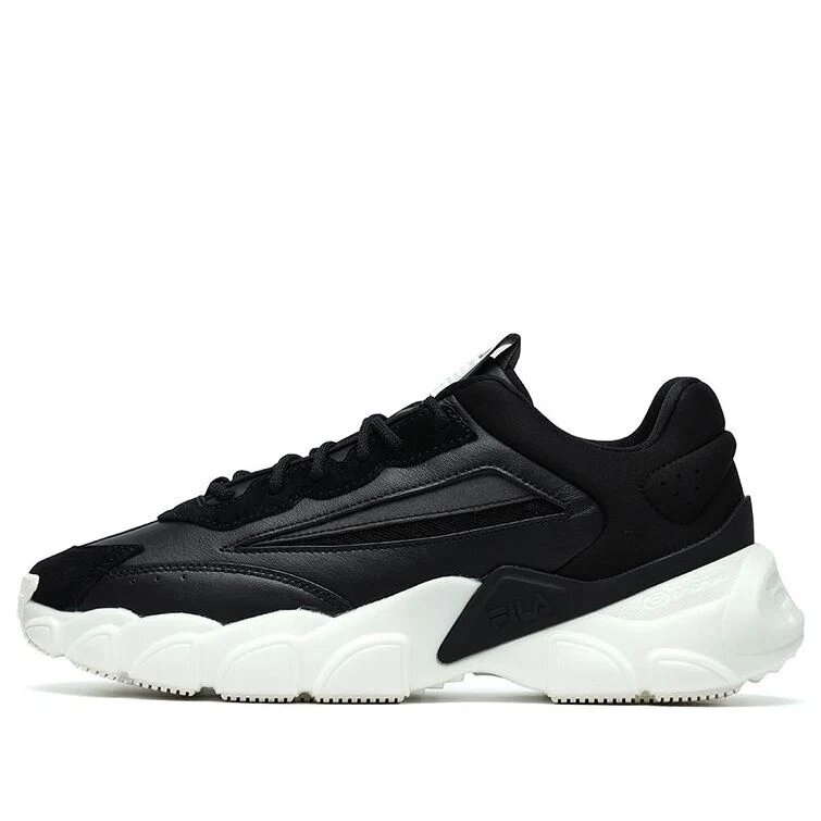 Zapatillas de moda, zapatillas de correr de caña baja, negro/blanco