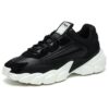 Zapatillas de moda, zapatillas de correr de caña baja, negro/blanco