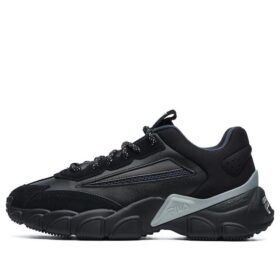 Zapatillas de moda, zapatillas de correr de caña baja «Negro Gris»