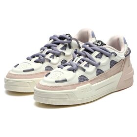Zapatillas de Salto bajas retro con amortiguación y suela antideslizante, rosa y azul