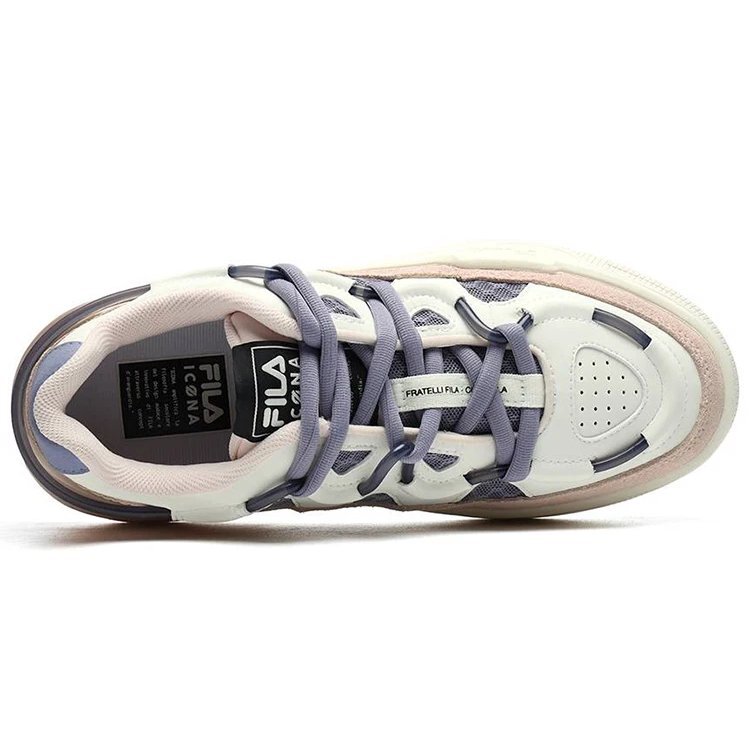 Zapatillas de Salto bajas retro con amortiguación y suela antideslizante, rosa y azul