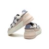 Zapatillas de Salto bajas retro con amortiguación y suela antideslizante, rosa y azul