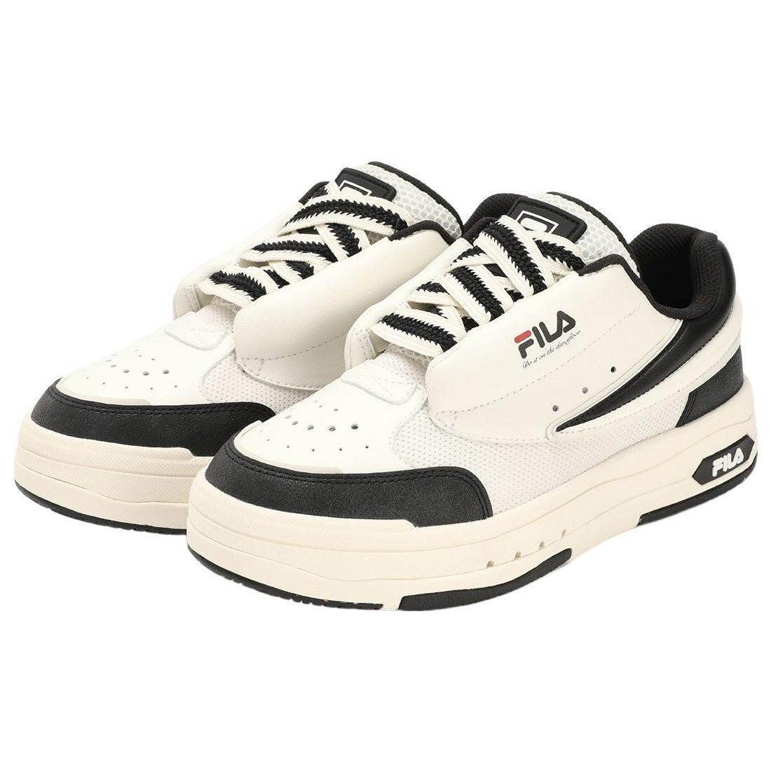 Zapatillas de skate bajas «Blanco Negro»