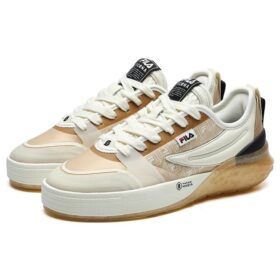 Zapatillas de skate casuales retro Mixa, amarillo crema
