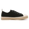 Zapatillas de skate casuales y elegantes de caña baja Layer, unisex, negras, versión coreana «Black Cream»