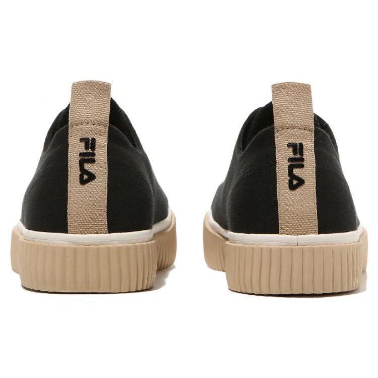 Zapatillas de skate casuales y elegantes de caña baja Layer, unisex, negras, versión coreana «Black Cream»