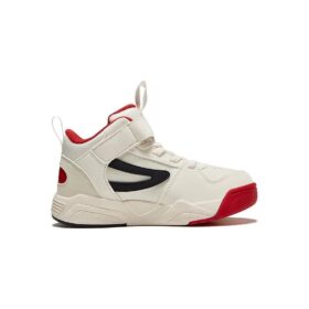 Zapatillas de skate de caña alta «Blanco, Negro, Rojo»