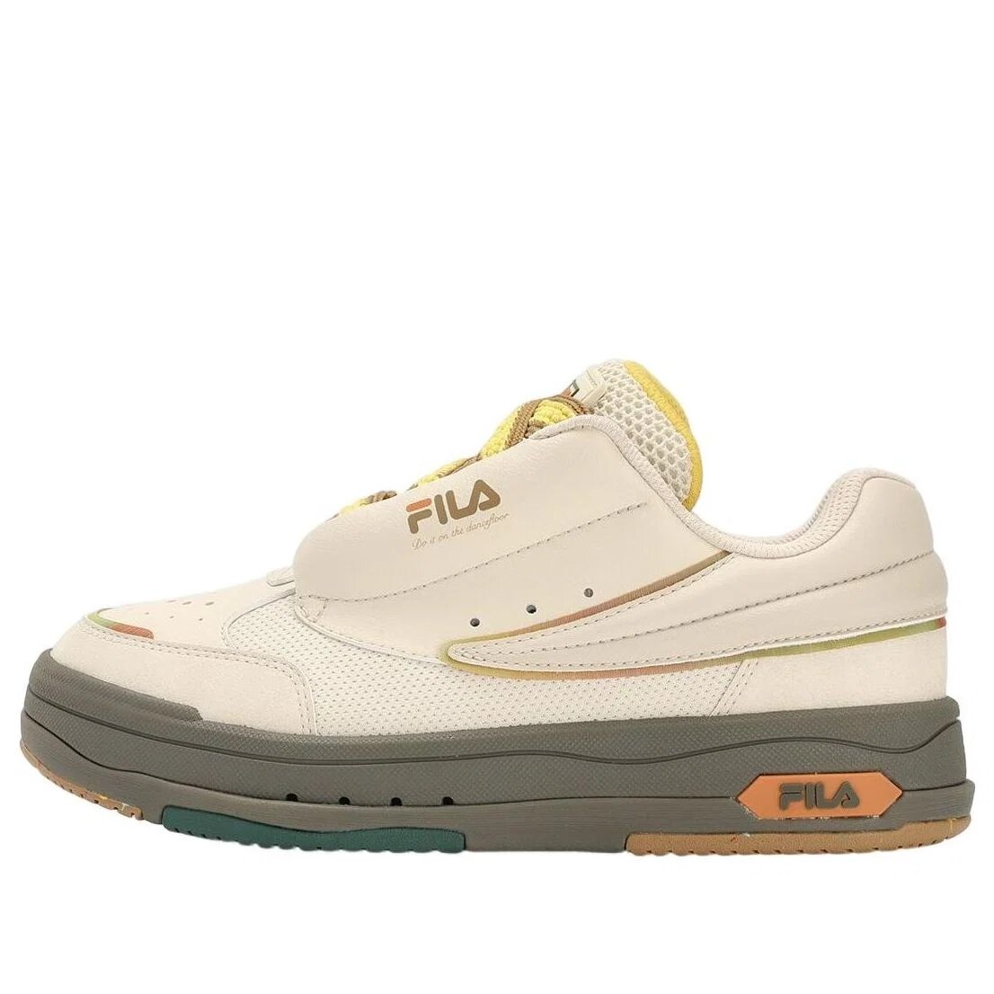 Zapatillas de skate Mix Low «Blanco crema verde»