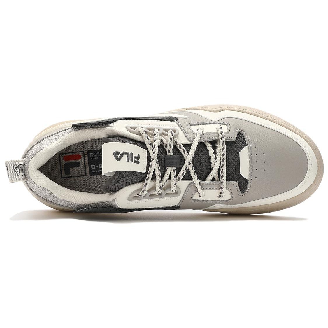 Zapatillas de skate Pala «Blanco Gris»