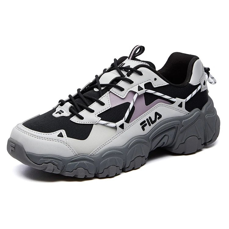 Zapatillas deportivas bajas Fluid, negro y gris