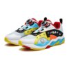 Zapatillas deportivas «Blanco, azul y amarillo»
