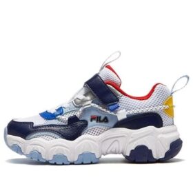 Zapatillas deportivas casuales «Blanco, azul marino»
