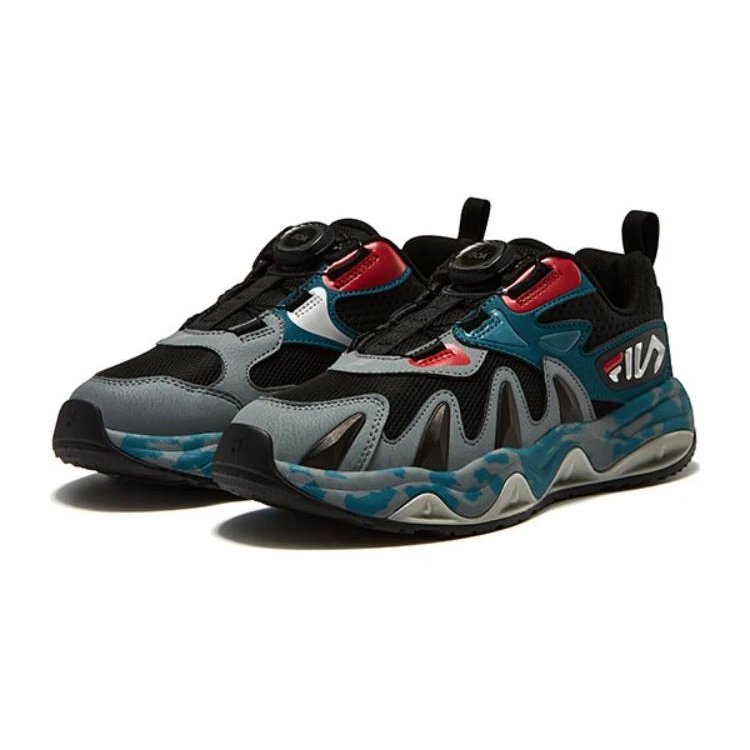 Zapatillas deportivas clásicas «Negro, azul y rojo»