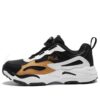 Zapatillas deportivas clásicas «Negro, Blanco y Dorado»