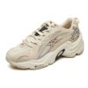 Zapatillas deportivas de caña baja, color beige