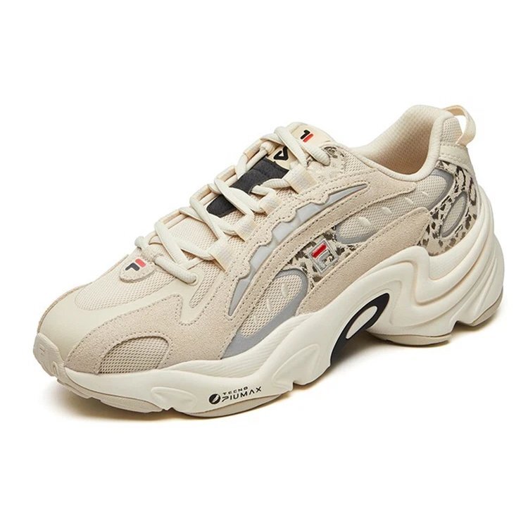 Zapatillas deportivas de caña baja, color beige