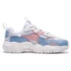 Zapatillas deportivas de caña baja «Fluid, azul y rosa»