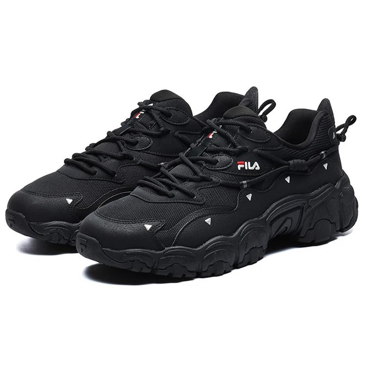Zapatillas deportivas de caña baja Heritage-FHT, color negro