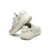 Zapatillas deportivas de caña baja para correr, color crema