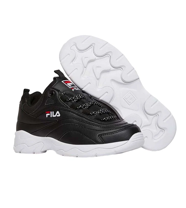 Zapatillas deportivas de cuero Disarray «Negro Blanco»