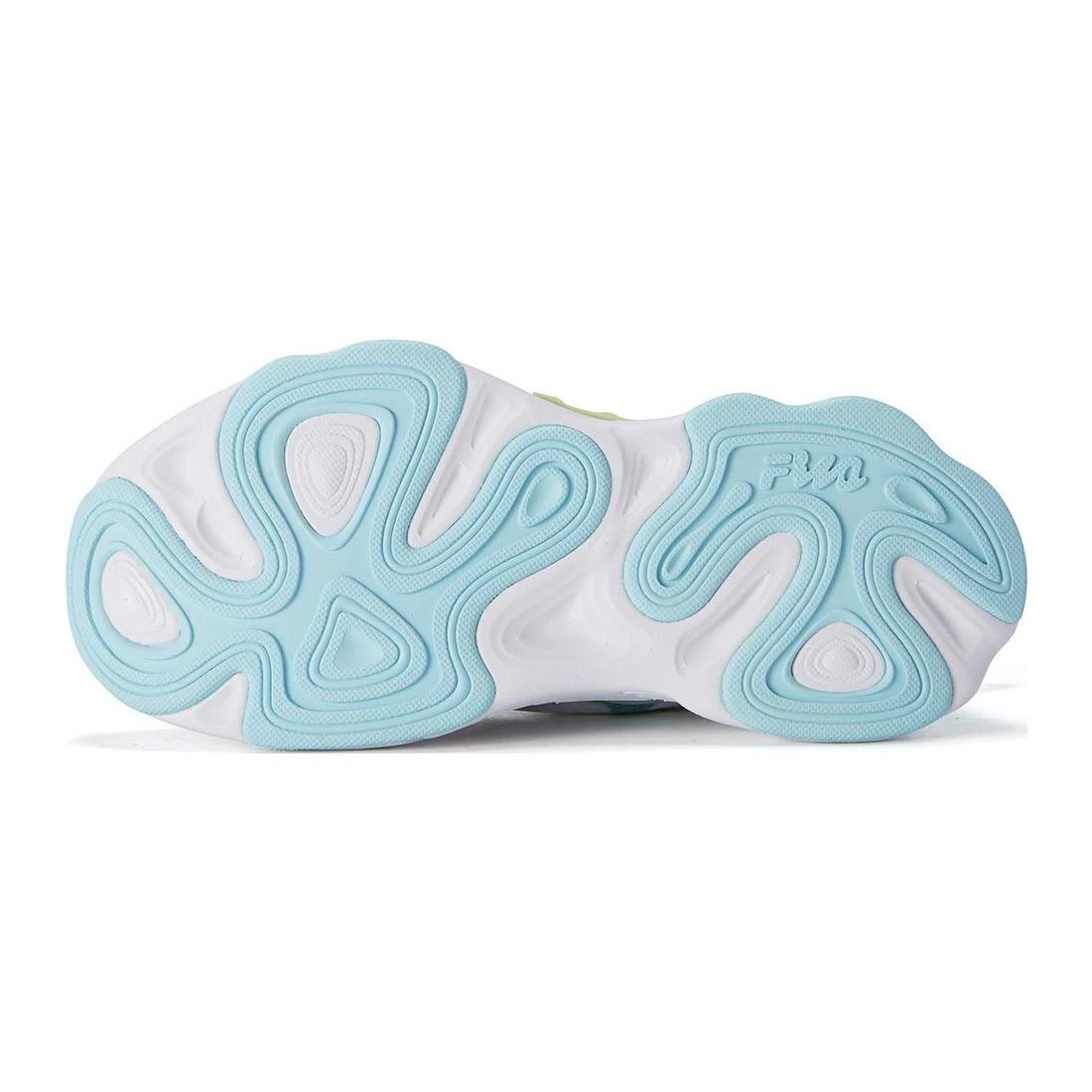 Zapatillas deportivas de moda «Blanco, azul, amarillo»