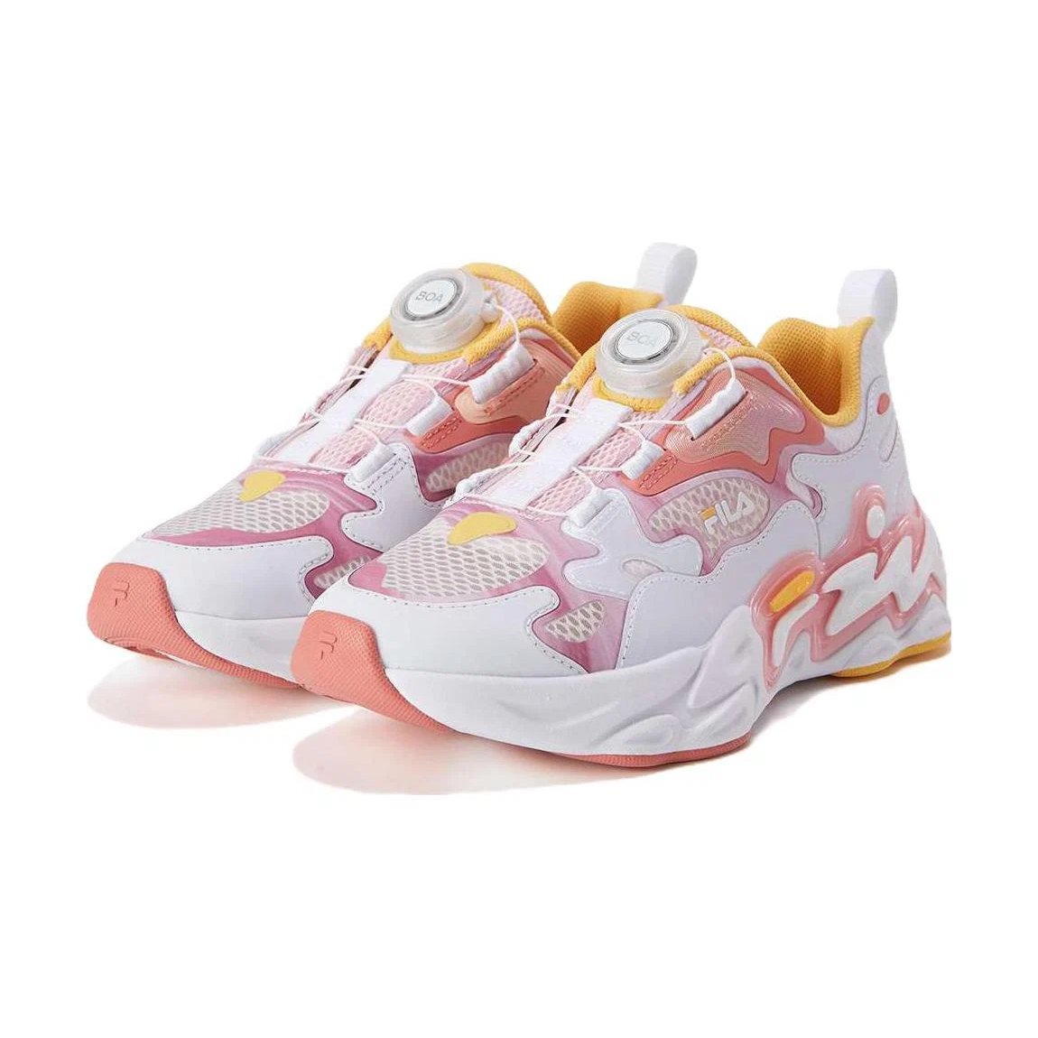 Zapatillas deportivas de moda «Blanco Rosa»