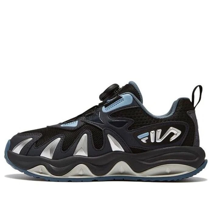 Zapatillas deportivas de moda «Negro, azul y plateado»