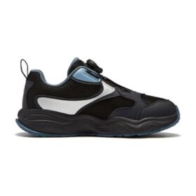 Zapatillas deportivas de moda «Negro, azul y plateado»