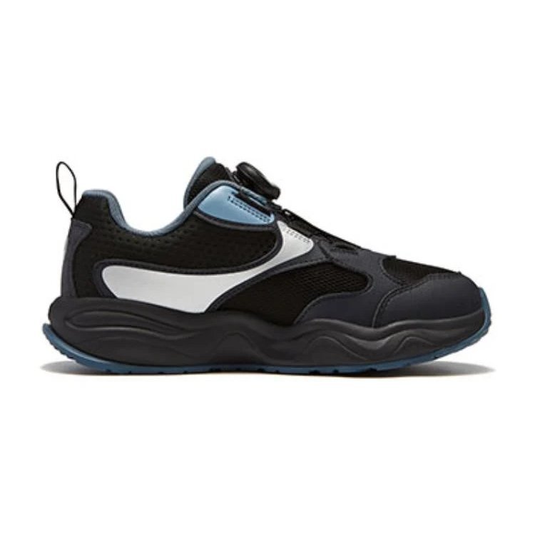 Zapatillas deportivas de moda «Negro, azul y plateado»
