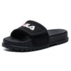 Zapatillas deportivas de tacón bajo, elegantes y cómodas, color negro