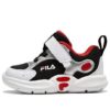 Zapatillas deportivas «Plata, negro y rojo»
