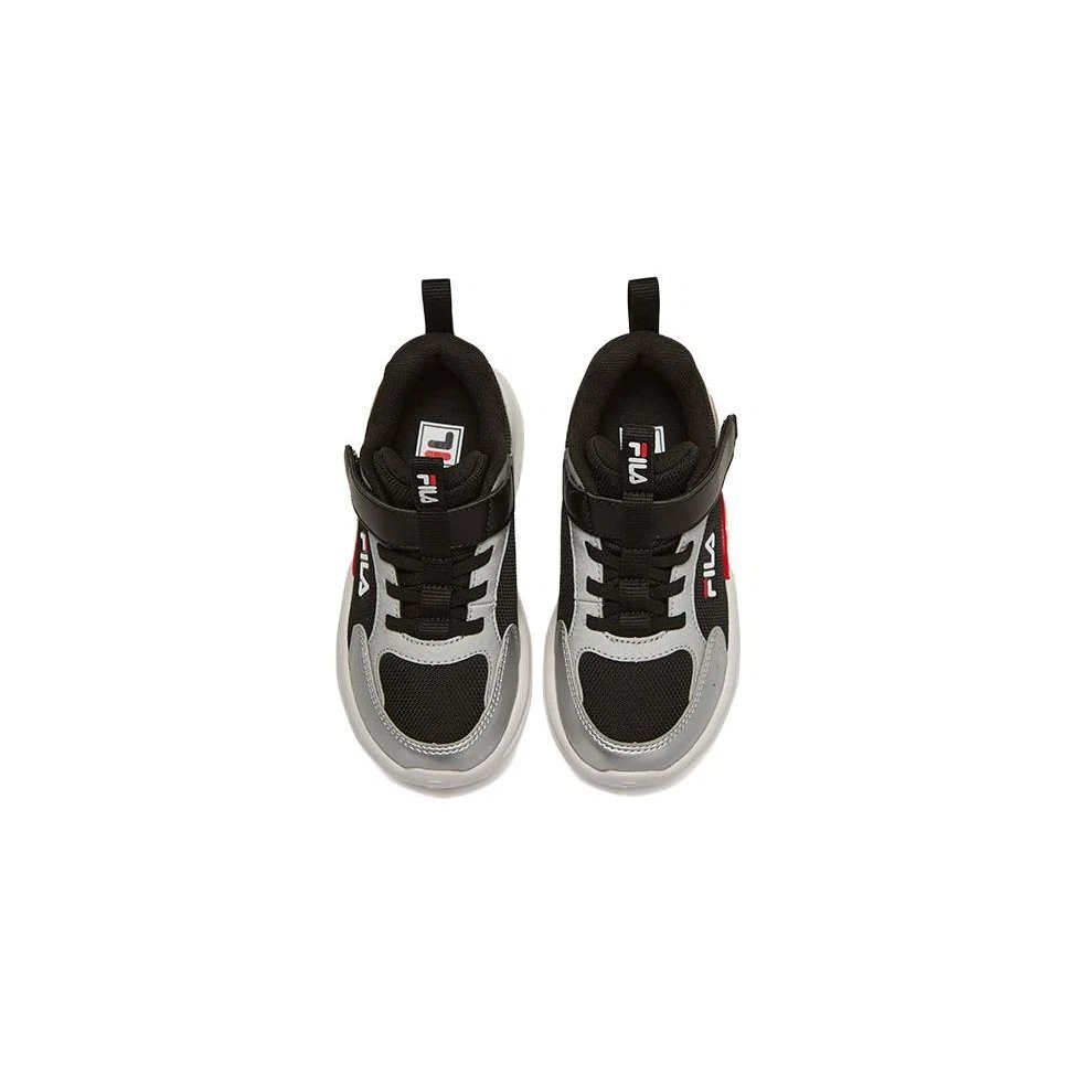 Zapatillas deportivas «Plata, negro y rojo»