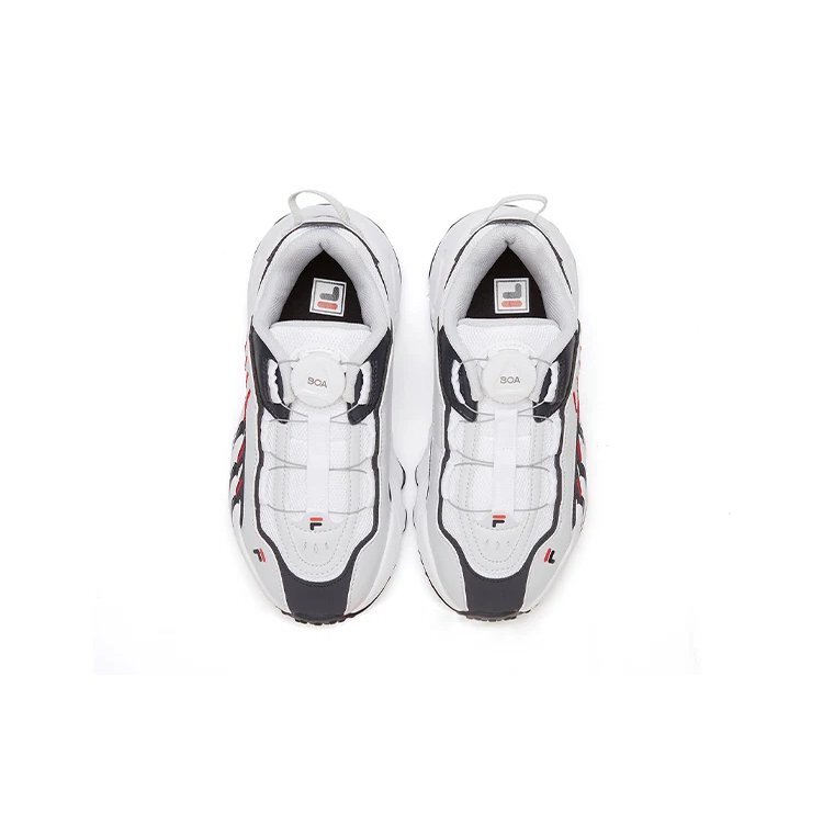 Zapatillas deportivas retro «Blanco azul»