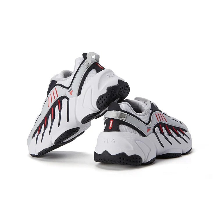 Zapatillas deportivas retro «Blanco azul»