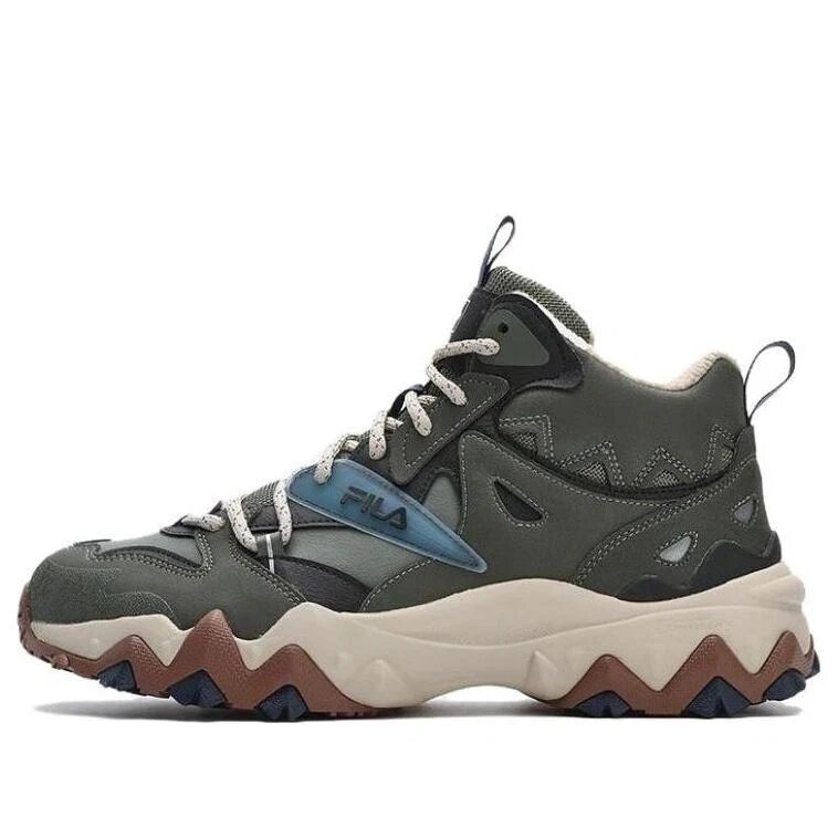 Zapatillas deportivas vintage «Olive Green White»